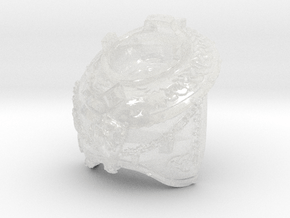 Shaggy Wolf: Eternus Chestplate 1 in Clear Ultra Fine Detail Plastic
