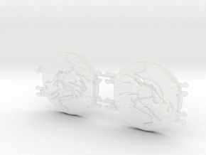 Dragon Head : Legion Deimos Round Doors in Clear Ultra Fine Detail Plastic