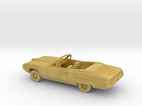 1/87 1968 Pontiac Bonneville Open Convertible Kit in Tan Fine Detail Plastic