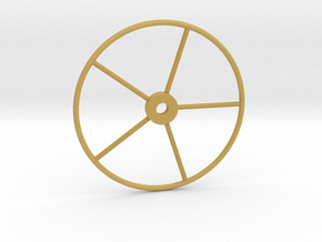 1/35 Sailboat Wheel in Tan Fine Detail Plastic