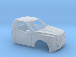 1/87 2021 Ford F150 Regular Cab Shell in Clear Ultra Fine Detail Plastic