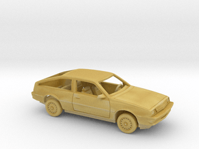 1/87 1981-83 Chevrolet Cavalier Hatchback Kit in Tan Fine Detail Plastic