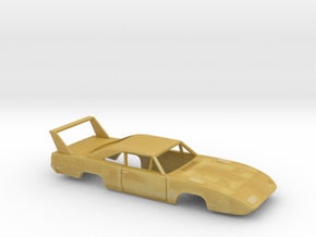 38.1mm WB 1970 Plymouth Roadrunner Superbird Shell in Tan Fine Detail Plastic