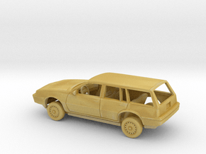 1/160 1981-83 Oldsmobile Firenza Station Wagon Kit in Tan Fine Detail Plastic