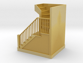 1:48 scale staircase plus steps in Tan Fine Detail Plastic