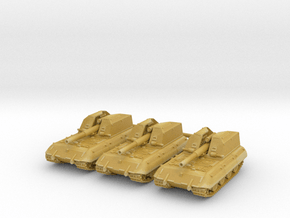 1/285 Geschützwagen E-100 3-Pack in Tan Fine Detail Plastic