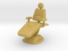 Dentist Chair 1/24 in Tan Fine Detail Plastic