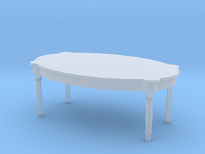 Antique Table 1/48 in Clear Ultra Fine Detail Plastic