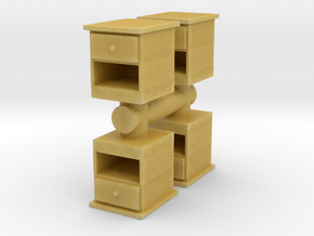 End Table (x4) 1/43 in Tan Fine Detail Plastic