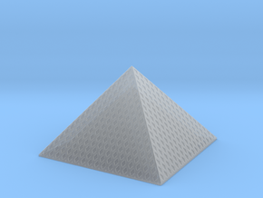 Louvre Pyramid 1/1250 in Clear Ultra Fine Detail Plastic