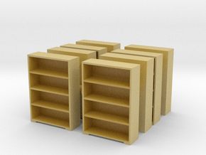 Bookshelf (x8) 1/160 in Tan Fine Detail Plastic