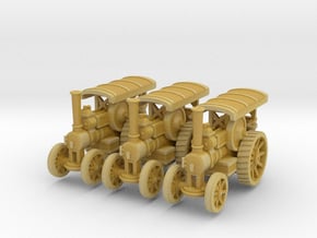 Fowler B6 Tractor (cover) (x3) 1/220 in Tan Fine Detail Plastic