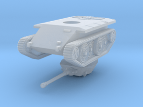 1/144 E-10 5 cm KwK 39 turret in Clear Ultra Fine Detail Plastic