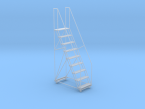 1:24 Industrial Staircase in Clear Ultra Fine Detail Plastic