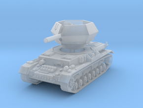 Flakpanzer IV J Ostwind 1/285 in Clear Ultra Fine Detail Plastic