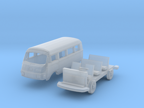 Hanomag-Henschel F25 Kombiwagen (TT 1:120) in Clear Ultra Fine Detail Plastic