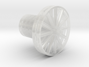 Stephenson Rocket Wheels - Nscale in Clear Ultra Fine Detail Plastic