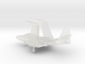 McDonnell F2H-2 Banshee (folded wings) in Clear Ultra Fine Detail Plastic: 6mm