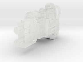 Crusader Dreadnought Thunder Nailer Cannon (RIGHT) in Clear Ultra Fine Detail Plastic
