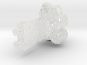 Crusader Dreadnought Thunder Nailer Cannon (LEFT) in Clear Ultra Fine Detail Plastic