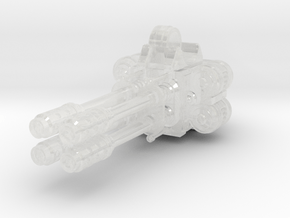 Crusader Dreadnought Auto Cannon (LEFT) in Clear Ultra Fine Detail Plastic