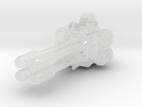 Crusader Dreadnought Auto Cannon (RIGHT) in Clear Ultra Fine Detail Plastic
