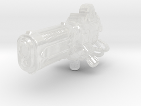 Crusader Dreadnought Plasma Cannon (RIGHT) in Clear Ultra Fine Detail Plastic