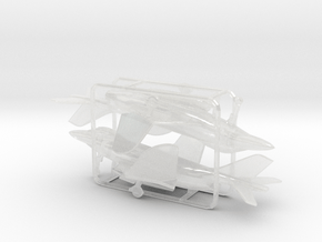 McDonnell F3H Demon (folded wings) in Clear Ultra Fine Detail Plastic: 1:350