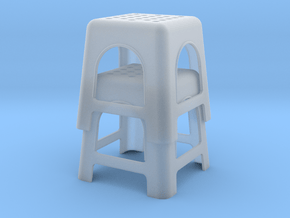 plastic stool in Clear Ultra Fine Detail Plastic