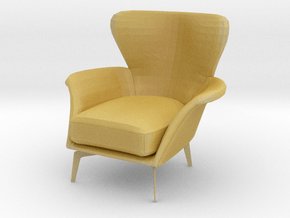 1:24 Armchair in Tan Fine Detail Plastic