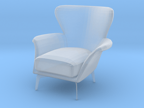1:24 Armchair in Clear Ultra Fine Detail Plastic