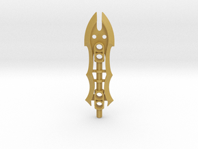 Glatorian Battle Sword for Bionicle in Tan Fine Detail Plastic