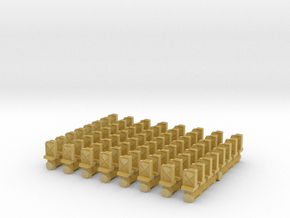 Jerrycan set (x64) 1/200 in Tan Fine Detail Plastic