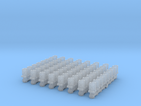 Jerrycan set (x64) 1/200 in Clear Ultra Fine Detail Plastic