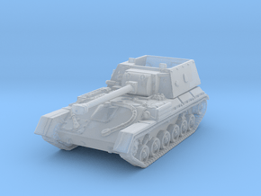 SU-85B Tank 1/144 in Clear Ultra Fine Detail Plastic