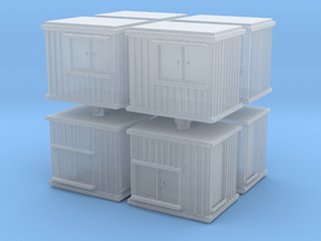 10 ft Office Container (x8) 1/350 in Clear Ultra Fine Detail Plastic