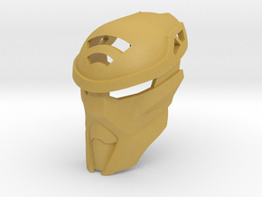 Kanohi Metna | Mask of Displacement in Tan Fine Detail Plastic