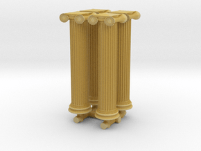 Greek Ionic Column (x4) 1/144 in Tan Fine Detail Plastic