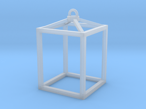 Hanging Lantern (no candles) in Clear Ultra Fine Detail Plastic