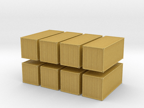 20 feet Container (x8) 1/350 in Tan Fine Detail Plastic