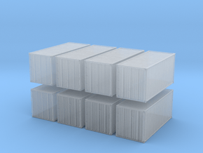 20 feet Container (x8) 1/350 in Clear Ultra Fine Detail Plastic
