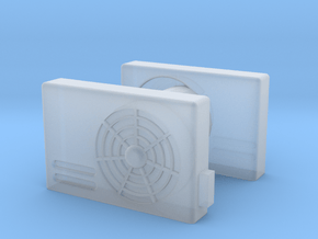Air Conditioning Unit (x2) 1/24 in Clear Ultra Fine Detail Plastic