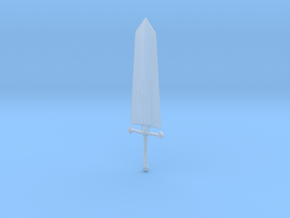 Demon-Slayer Sword in Clear Ultra Fine Detail Plastic