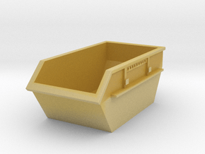 Construction Waste Container 1/64 in Tan Fine Detail Plastic