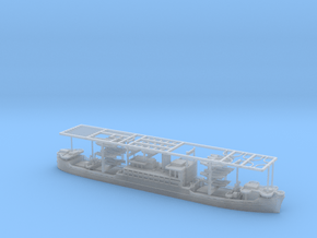 IJA Hyuga Maru Landing Craft Depot Ship 1/700 in Clear Ultra Fine Detail Plastic