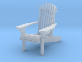 Chair 14. 1:24 Scale  in Clear Ultra Fine Detail Plastic