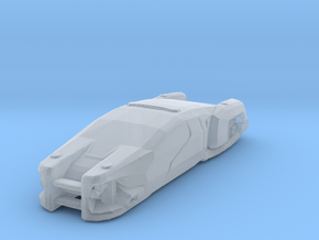 TR 2012 Poice Car 1:160 scale in Clear Ultra Fine Detail Plastic
