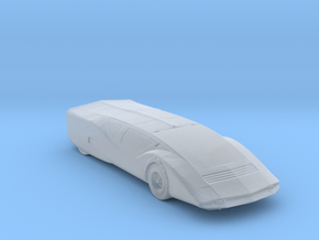 BG Sport Car V1 1:160 Scale in Clear Ultra Fine Detail Plastic