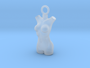 Cosplay Charm - Female Body in Clear Ultra Fine Detail Plastic