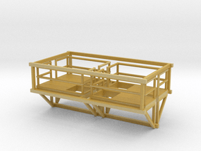 'N Scale' - (4) 8' Ladder Platforms in Tan Fine Detail Plastic